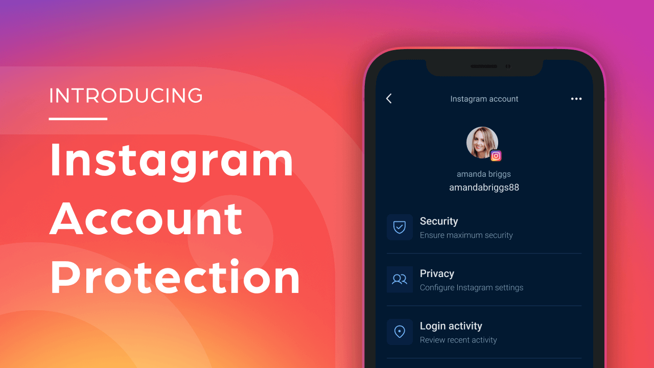Instagram account protection